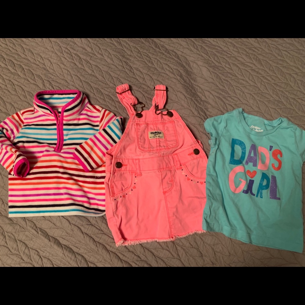 Oshkosh baby girl bundle set